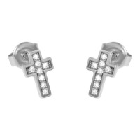 Paar 585er Gold Ohrstecker mit Zirkonia Ohrschmuck Model 18 