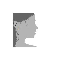 Paar 585er Gold Ohrstecker mit Zirkonia Ohrschmuck Model 18 