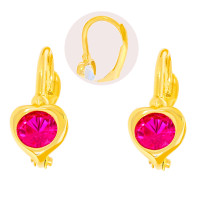 Paar 585er Gold Klappbrisur Ohrringe Her gallery