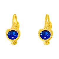Paar 585er Gold Klappbrisur Ohrr gallery 5_2nd