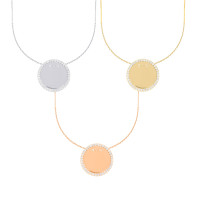 585er Gold Gravierbare Halskette gallery 2_2nd