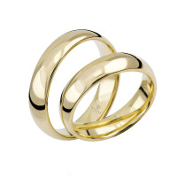 Paar 333 Gold Klassische Trauringe Gold  gallery