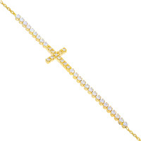 585er Gelbgold Armband Zirkonia  gallery 6_2nd