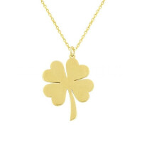 585er Gold Collierkette mit Klee gallery 16_2nd