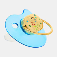 Baby Schnuller 585er Gelbgold mit Motiv 6 Babyschmuck Baby S