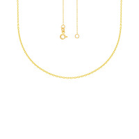 585er Gold Collierkette mit Gravurplatte Rund Platte Gold Ke