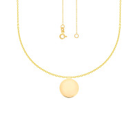 585er Gold Collierkette mit Grav gallery 17_2nd