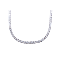 750er Gold Kette mit Diamanten zus. 5,88ct. Collier  Diamant