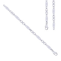 925er Sterling Silber Plattenkette Armba gallery