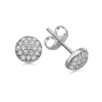 Paar 585er Gold Ohrstecker mit Zirkonia Ohrschmuck Etui...