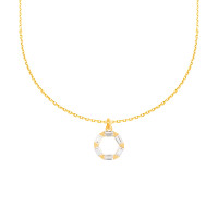 585er Gelbgold Kette mit Zwölfeck A gallery