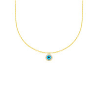 585er Gelbgold Halskette mit Anhäng gallery