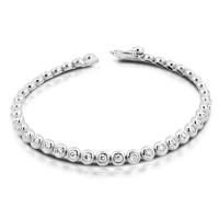 585er Weißgold Tennisarmband mit 42 x Brillanten 2,00 