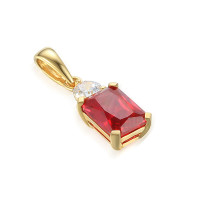 585er Gelbgold Anhänger mit gallery 2_2nd