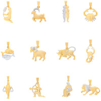 585er Gelbgold Anhänger Sternzeiche gallery