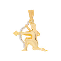 585er Gelbgold Anhänger Sternzeichen 14K 6