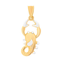 585er Gelbgold Anhänger Sternzeichen 14K 7
