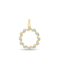 585er Gelbgold Anhänger 12 Diamante gallery