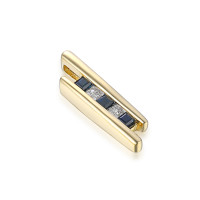 585er Gelbgold Anhänger mit Saphir  gallery