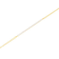 585er Gelbgold Damen Armband Zirkonia Te gallery