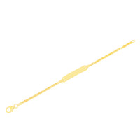 585 Gelbgold ID Armband Königskette massiv 14,5cm 5
