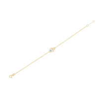 585er Gelbgold Armband mit Hamsa gallery 1_2nd