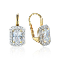 585er Gelbgold Ohrhänger mit Zirkon gallery