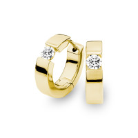 585er Gelbgold Diamanten Creolen Spannfa gallery