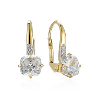 585er Gelbgold Ohrhänger mit Zirkon gallery