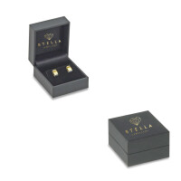 585er Gelbgold Ohrstecker Aquamarin Zargenfassung ca.1,43ct.