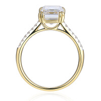 585er Gelbgold Damenring Solitai gallery 10_2nd