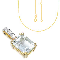 585er Gelbgold Anhänger mit gallery 18_2nd