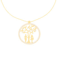 585er Gelbgold Collierkette Pärchen gallery