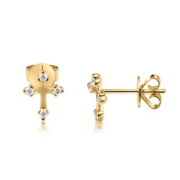 585er Gelbgold Ohrstecker Kreuz  gallery 1_2nd