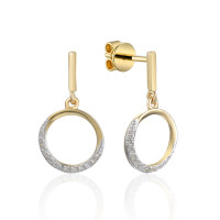 585er Gelbgold Ohrstecker kreisförm gallery