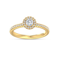 585er Gelbgold Verlobungsring Solitaire  gallery
