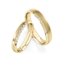 Trauring Gelbgold 333 mit Brillanten (0, gallery